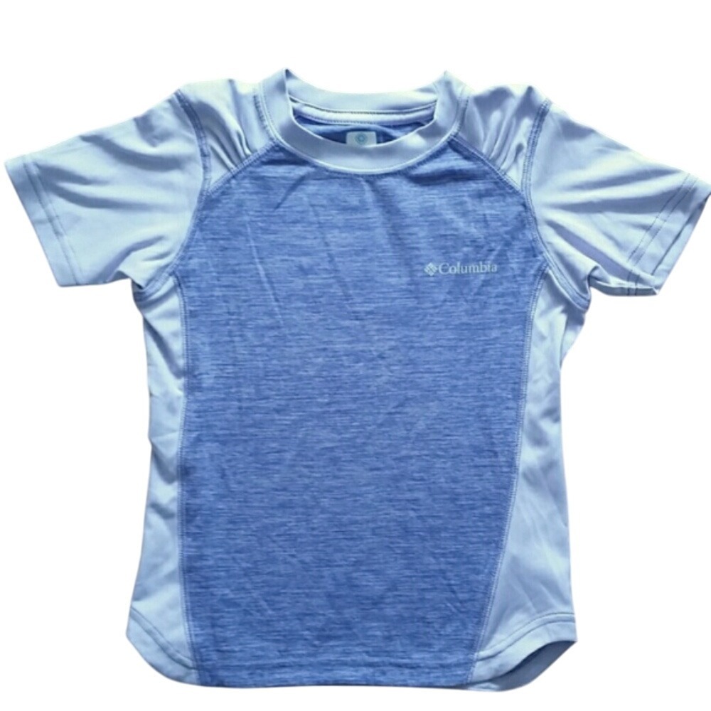 Columbia Girls Purple Short Sleeve Omni Freeze Zero Shirt in XS 6-6X